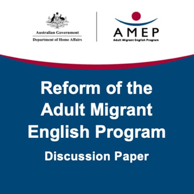 AMEP Reform DP thumbnail Reform of the AMEP Discussion Paper thumbnail image